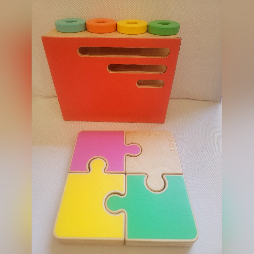 Double-sided Puzzle and Count & Push Ring Chute